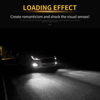 2 PCS 9006 DC9-16V / 8.2W / 6000K / 655LM Car Auto Fog Light 66LEDs SMD-2016 Lamps, 9006