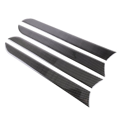 4 PCS Car Carbon Fiber Inner Door Panel Decorative Sticker for Audi A4L / A5 / Q5 2009-2016, Inner Door Panel