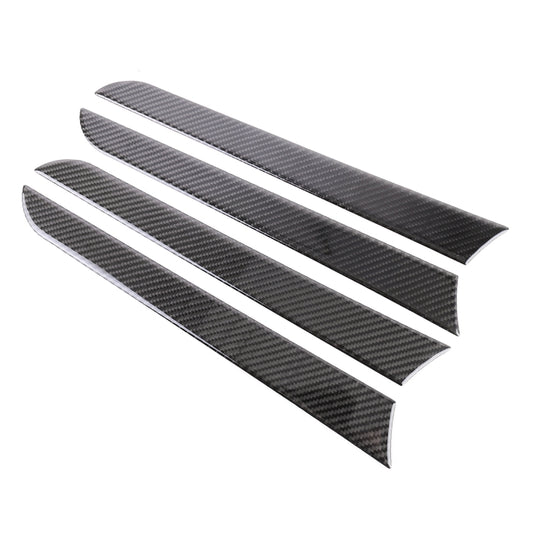 4 PCS Car Carbon Fiber Inner Door Panel Decorative Sticker for Audi A4L / A5 / Q5 2009-2016, Inner Door Panel