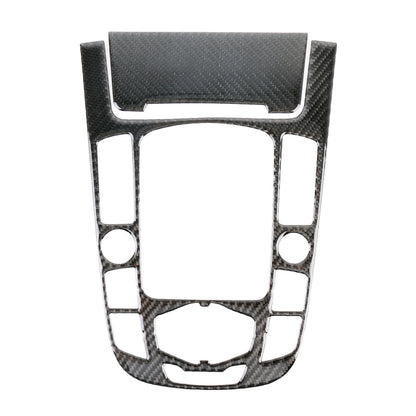 2 PCS Car Carbon Fiber Gear Panel Decorative Sticker for Audi A4L / A5 / Q5 2009-2016, Gear Panel (F)