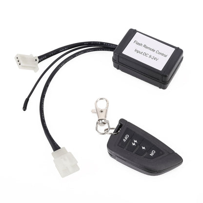 Universal Car 3 PIN DC 9-24V LED Light Strobe Flash Remote Control, 3 PIN