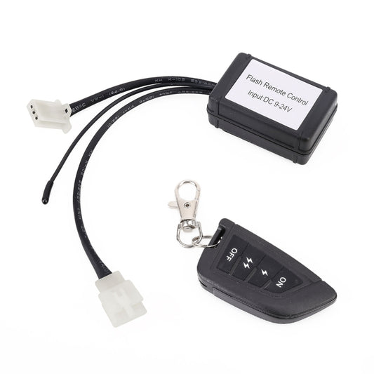 Universal Car 3 PIN DC 9-24V LED Light Strobe Flash Remote Control, 3 PIN