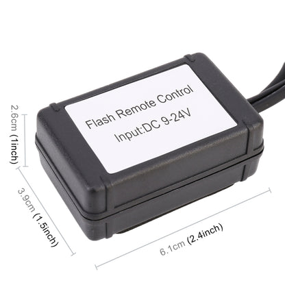 Universal Car 3 PIN DC 9-24V LED Light Strobe Flash Remote Control, 3 PIN