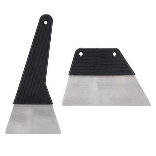 2 in 1 Metal Blade Car Window Film Scraper Tool, Random Color Delivery, 2 in 1 Metal Blade Film Scraper