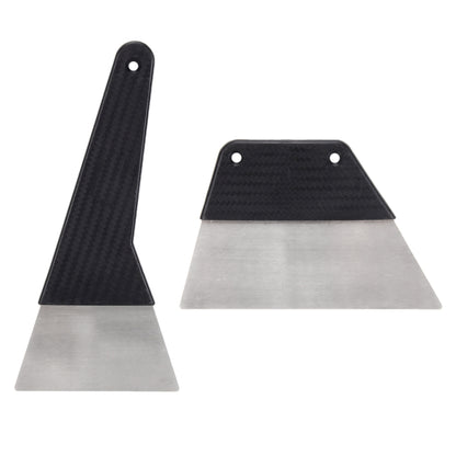 2 in 1 Metal Blade Car Window Film Scraper Tool, Random Color Delivery, 2 in 1 Metal Blade Film Scraper