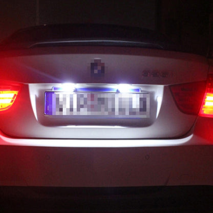2 PCS 2W 120 LM Car License Plate Light with 24 SMD-3528 Lamps for Audi,Volkswagen, DC 12V, For Audi,Volkswagen