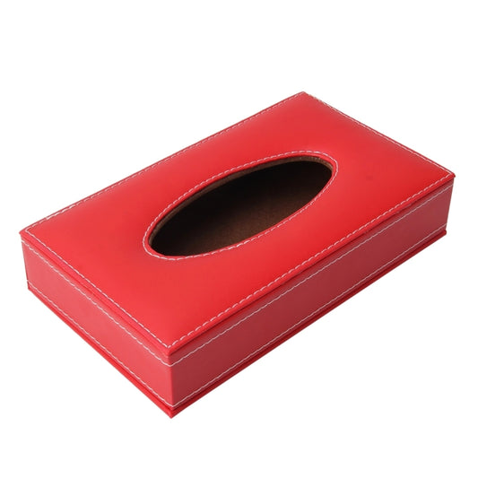 Universal Home Office Hotel Car Facial Tissue Box Case Holder Tissue Box Fashion and Simple Paper Napkin Bag (Not Include Napkin), Without Napkin (Black), Without Napkin(Red), Without Napkin(Brown)