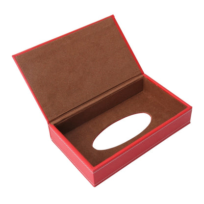 Universal Home Office Hotel Car Facial Tissue Box Case Holder Tissue Box Fashion and Simple Paper Napkin Bag (Not Include Napkin), Without Napkin (Black), Without Napkin(Red), Without Napkin(Brown)