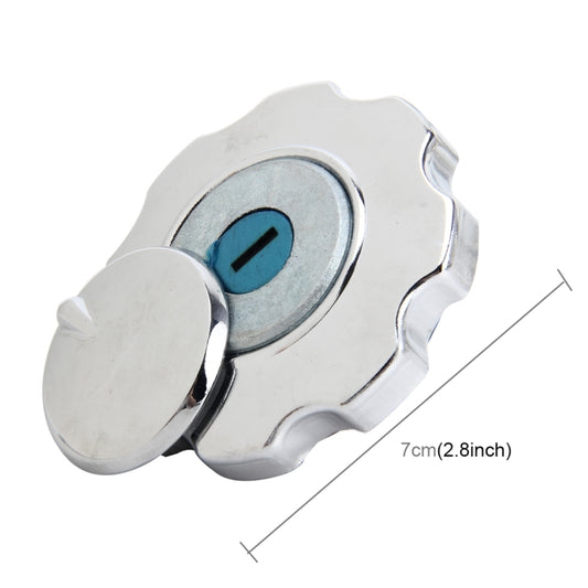 Motorcycle Fuel Tank Lock Electric Door Lock Head Lock Set with Two Universal Keys for XF125, XF125 1