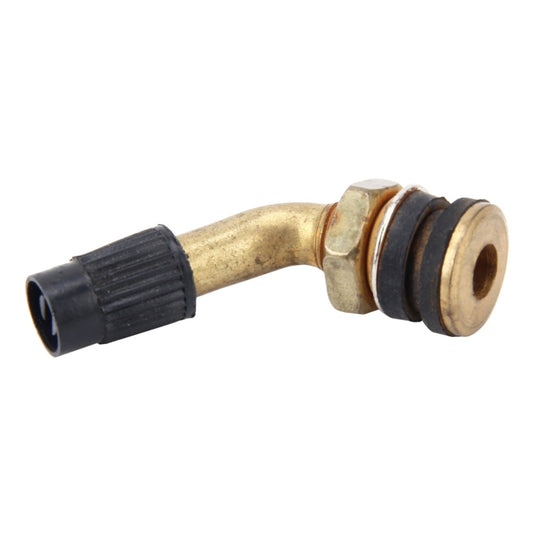 Car Motorcycle Bike Universal Yellow Copper Valve Adaptor Tyre Tube Extension Adapter, Yellow