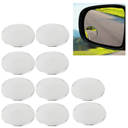 10 PCS Car Blind Spot Rear View Wide Angle Mirror, Diameter: 5.5cm, 10 PCS 5.5cm Rear View Wide Angle Mirror
