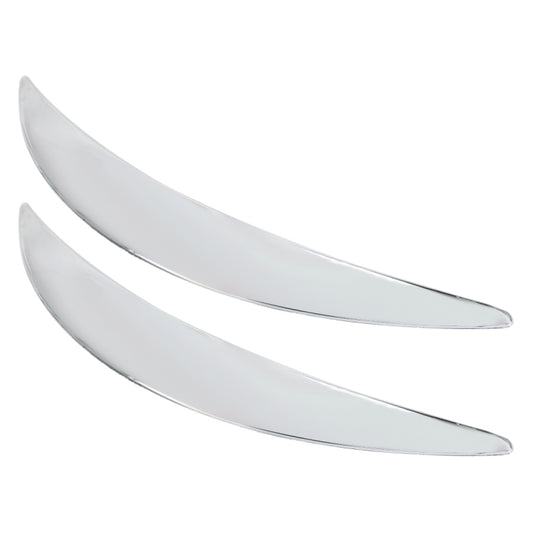 2 PCS Universal Car Auto Plastic Body Bumper Guard Protector Strip Sticker(Silver), JM-330 2 PCS