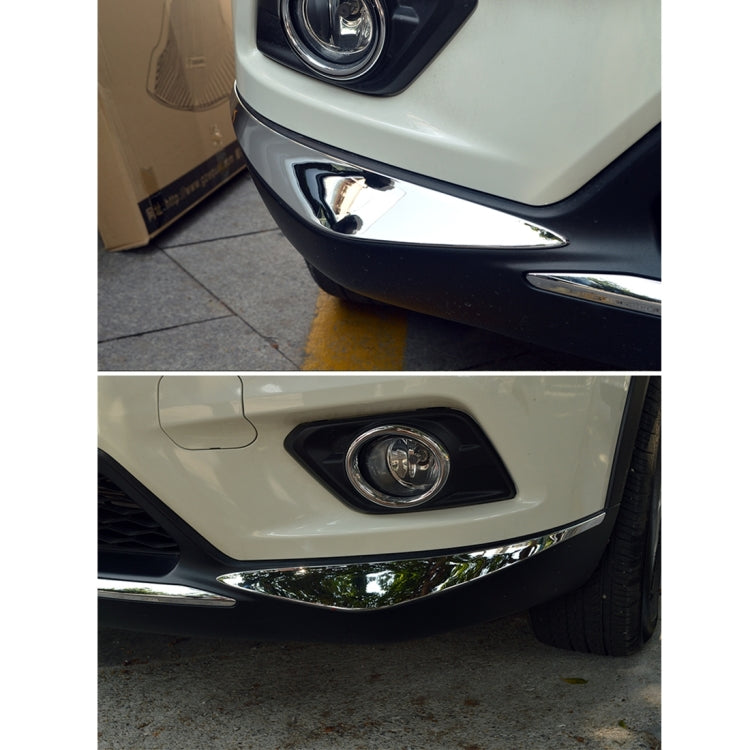 2 PCS Universal Car Auto Plastic Body Bumper Guard Protector Strip Sticker(Silver), JM-330 2 PCS