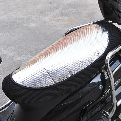 10 PCS Motorcycle Electric Car Sun Cushion Pad Heat Reflective Sheet Aluminum Sheet Sun Shade Car Mats, Sun Cushion Pad