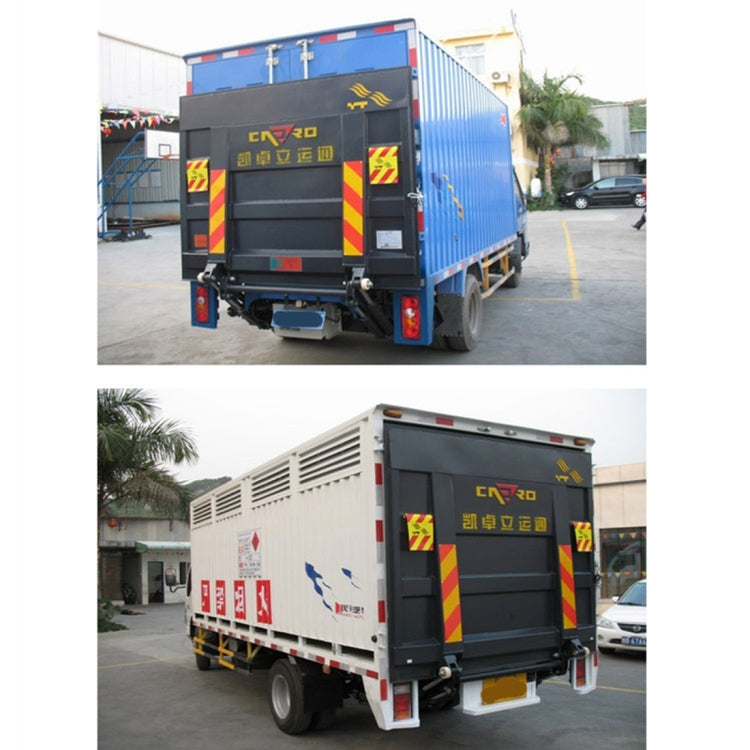 2 PCS Car Auto 56cm × 13cm Rear Warning Sign Sticker For Truck and Van, 56cm × 13cm