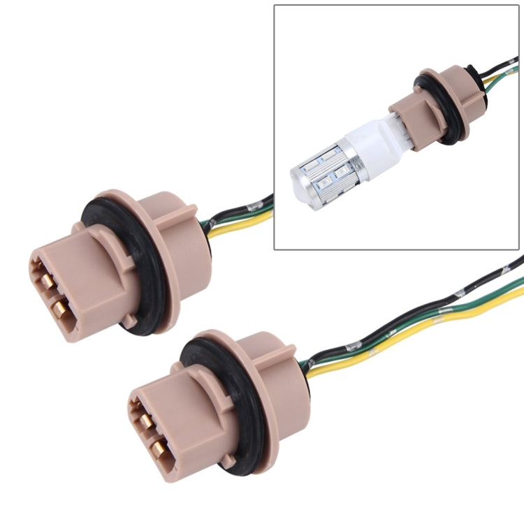 2 PCS Car Auto LED Bulb Socket Holder (No Including Light), H4, H7, H8/H11, T10, 1156, 1157, 7440, 7443, 9005, 9006, H1/H3