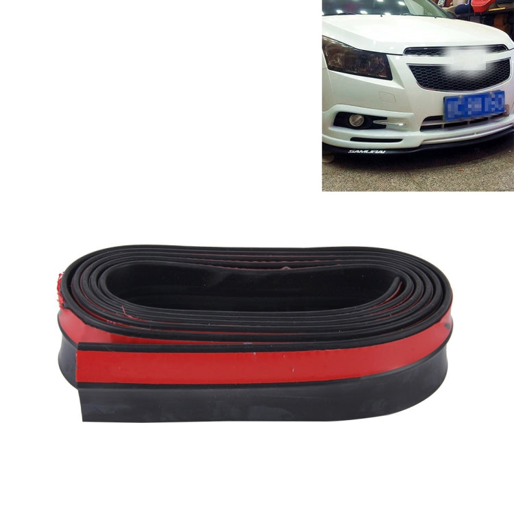 Universal 2.5m Car Front Bumper Lip Splitter Spoiler Skirt Adhesive Protector, 2.5m