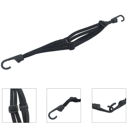 Motorcycle Elastic Fix Helmet Rope with 2 Hooks, Length: 60cm, Elastic Fix Helmet Rope