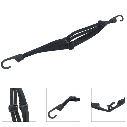 Motorcycle Elastic Fix Helmet Rope with 2 Hooks, Length: 60cm, Elastic Fix Helmet Rope