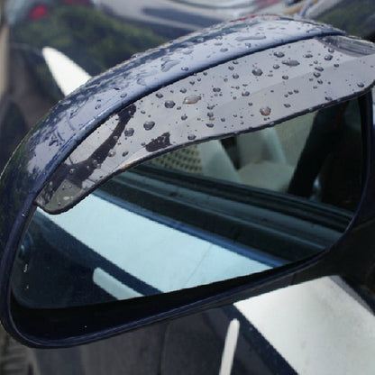 2 PCS Car Auto Universal Rubber Reversing Rearview Mirror Rain Baffle Plate, Rain Baffle Plat