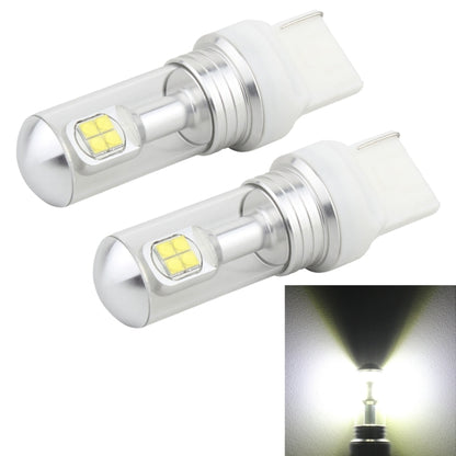 2 PCS 7440 40W 800 LM 6000K Car Turn Light Backup Light Brake Light with 8 CREE Lamps, DC 12V, 7440