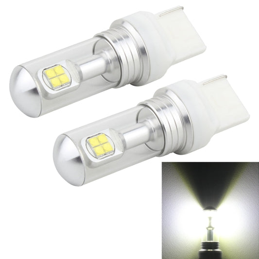 2 PCS 7440 40W 800 LM 6000K Car Turn Light Backup Light Brake Light with 8 CREE Lamps, DC 12V, 7440