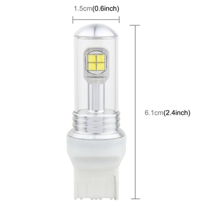2 PCS 7440 40W 800 LM 6000K Car Turn Light Backup Light Brake Light with 8 CREE Lamps, DC 12V, 7440