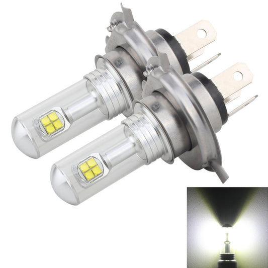 2 PCS  H4 40W 800 LM 6000K 8 CREE LEDs Car Fog Lights, DC 12V, H4
