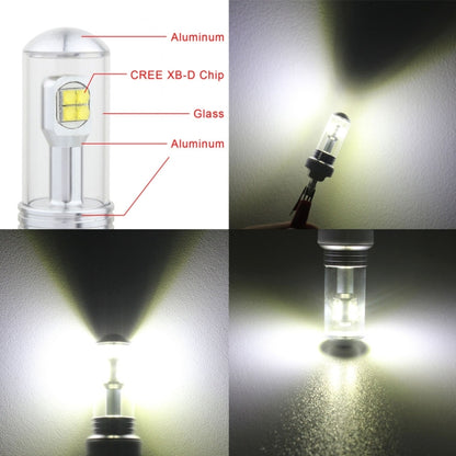 2 PCS  H4 40W 800 LM 6000K 8 CREE LEDs Car Fog Lights, DC 12V, H4