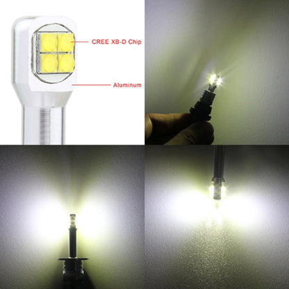 2 PCS  T10/W5W 40W 800 LM 6000K Car Clearance Light Reading Light License Light with 8 Lamp, DC 12V, Blue Light, Red Light, White Light, Yellow Light