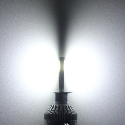 2 PCS  H4 18W 1800 LM 6000K IP68 Canbus Constant Current Car LED Headlight with 2 COB Lamps, DC 9-36V, H4