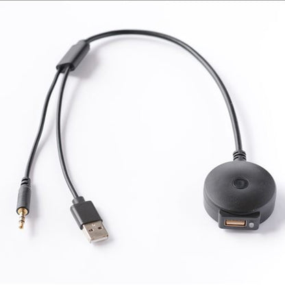 Universal Car Bluetooth Adapter Radio Stereo AUX Cable Adapter AUX USB Interface, AUX USB Interface