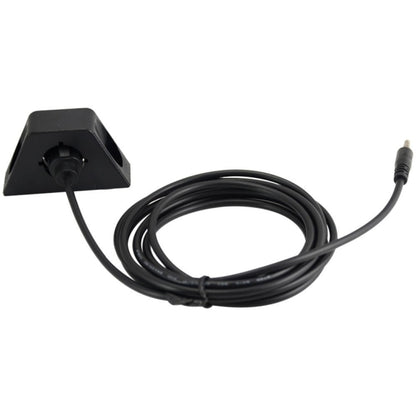 1m Car Truck Dashboard Flush Mount 3.5mm 1/8 AUX Audio Jack Extension Cable Kit, For Cable Length: 1m With Holder