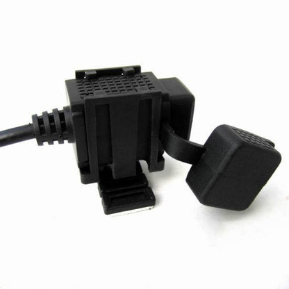 12-24V 2.1A Motorcycle Dual USB Mobile Phone Car Charger, EU Plug, Dual USB