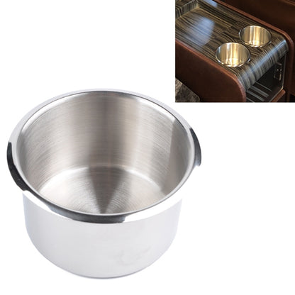 Stainless Steel Drop-in Cup Holder Table Drink Holder for RV Car Truck Camper, Size: 9 x 5.7cm, Size: 9 x 5.7cm