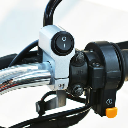 Motorcycle Headlight Auxiliary Light Aluminum Alloy Switches with Lock, Headlight Auxiliary Switches