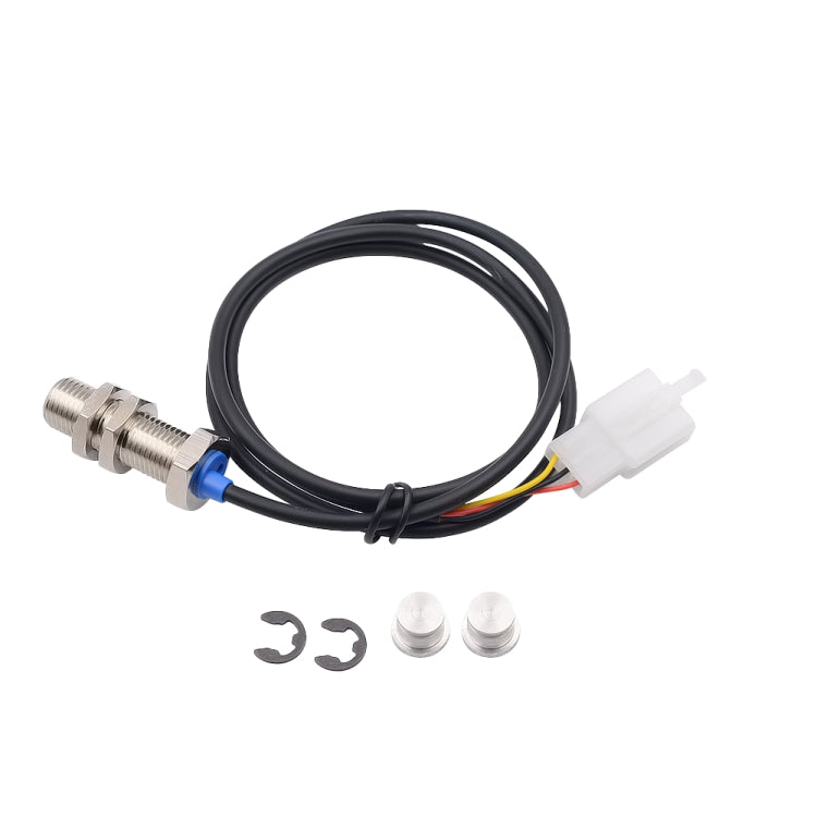Motorcycle Modified Instrument Panel 12V LCD Display Adjustable Mile Oil Meter Water Temperature Meter Mileage 2-4 Cylinder, CS-342