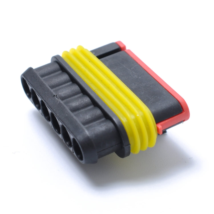 10 Sets 6 Pins Way Sealed Waterproof Electrical Wire Connector Plug Terminal Car Auto Set, A0315