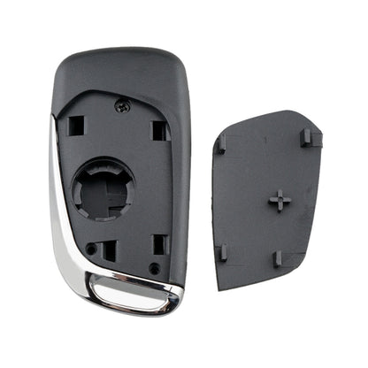 For PEUGEOT Car Keys Replacement 2 Buttons Car Key Case with Grooved and Holder, 2 Buttons with Grooved