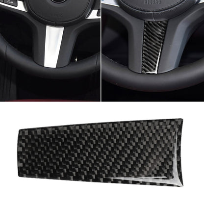 ملصق ديكور لعجلة قيادة السيارة من ألياف الكربون لسيارات BMW الفئة الخامسة G30/G38 X3 G01/G08، عجلة القيادة