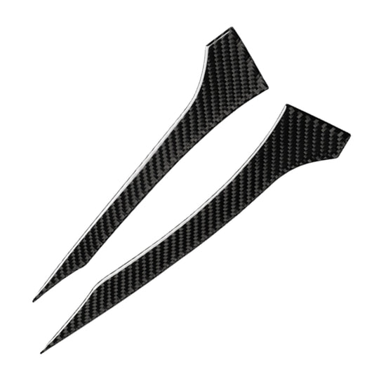 2 PCS Car Carbon Fiber Rearview Mirror Bumper Strip Decorative Sticker for BMW G30 (2018-2019) / G11 (2016-2019), Right Drive without Lens, Rearview Mirror Right Drive without Lens
