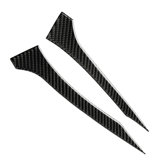 2 PCS Car Carbon Fiber Rearview Mirror Bumper Strip Decorative Sticker for BMW G30 (2018-2019) / G11 (2016-2019), Left Drive without Lens, Rearview Mirror Left Drive without Lens