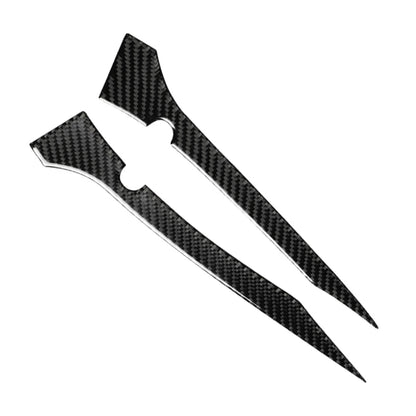 2 PCS Car Carbon Fiber Rearview Mirror Bumper Strip Decorative Sticker for BMW G30 (2018-2019) / G11 (2016-2019), Left Drive with Camera, Rearview Mirror Left Drive with Camera