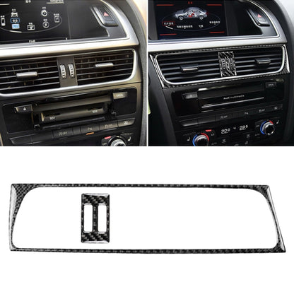 2 in 1 Car Carbon Fiber Air Conditioning Air Outlet Frame Decorative Sticker for Audi A4 B8 2009-2016 / A5 2008-2017 / Q5 2009-2017&#8203;, Left Drive, Air Conditioning Air Outlet Frame