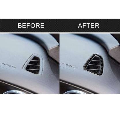 2 PCS Car Carbon Fiber Instrument Air Outlet Decorative Sticker for Chevrolet Camaro 2017-2019, Instrument Air Outlet