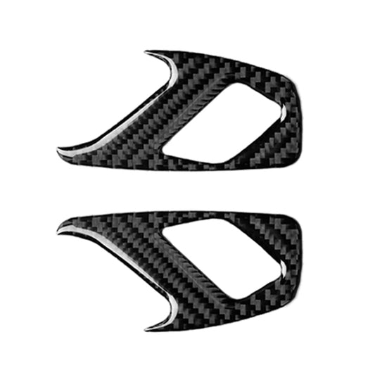 2 PCS Car Carbon Fiber Inner Door Lock Decorative Sticker for Chevrolet Camaro 2017-2019, Inner Door Lock