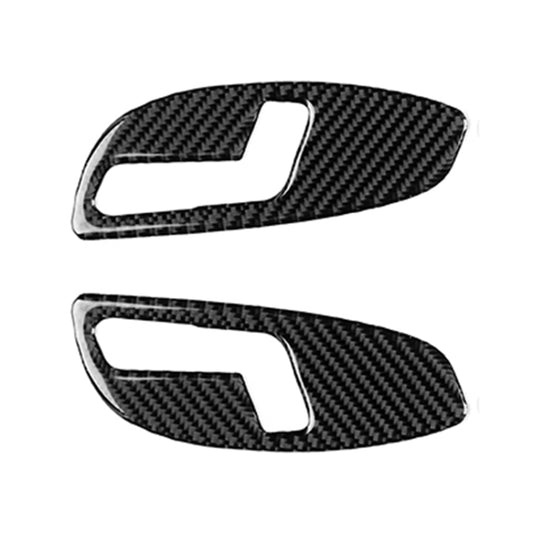 2 PCS Car Carbon Fiber Seat Adjustment Panel Decorative Sticker for Chevrolet Camaro 2017-2019, Seat Adjustment Panel