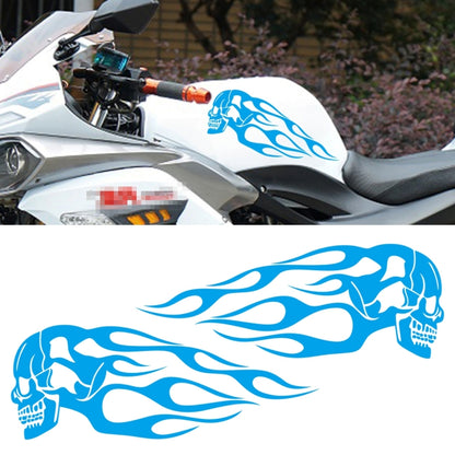 Motorcycle Styling Skull Head PVC Sticker Auto Decorative Sticker, D-712