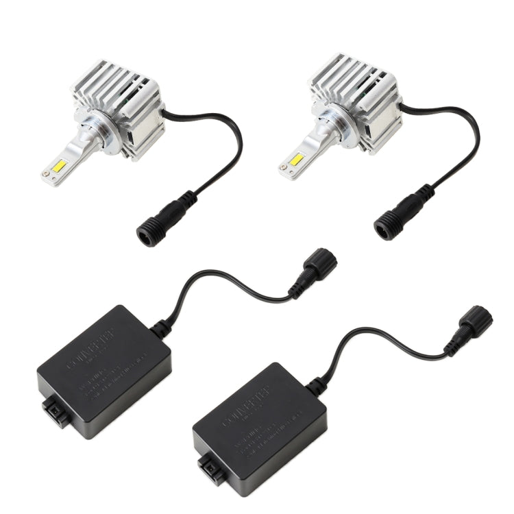 قطعتان من مصابيح المصابيح الأمامية للسيارة ED SMD-3570 DC12V / 35W / 5500K / 4000LM لمصابيح D1S وD1S