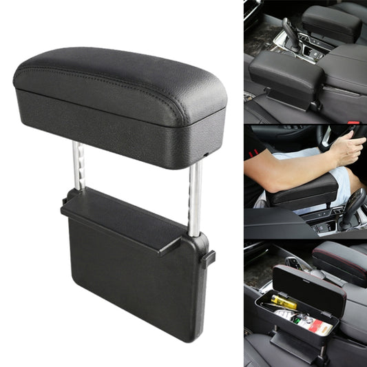 Universal Car PU Leather Wrapped Armrest Box Cushion Car Armrest Box Mat with Storage Box, 1pc(Black), 1pc (Black Red), 1pc(Black White), 1pc(Grey), 1pc(Beige), 1pc(Brown)